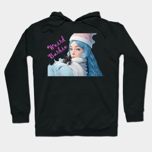 A Playful and Captivating Design for Weird Barbie" Hoodie